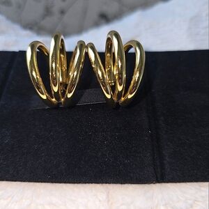 Brand New gold plated hoop!!!!